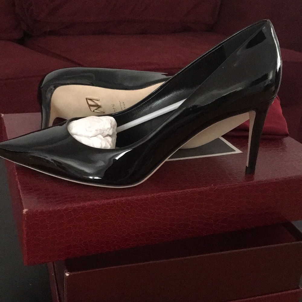 Tamera Mellon Black Rebel 75 - Patent